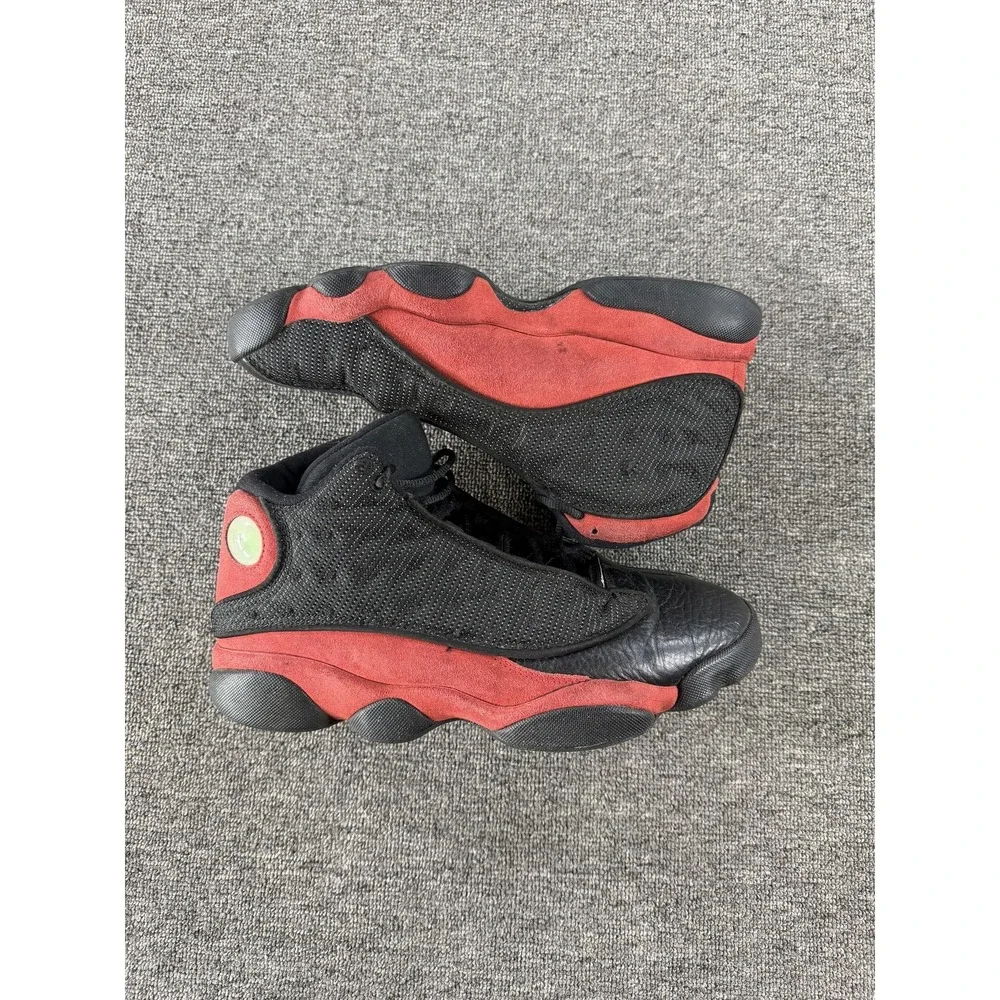 Jordan Air Jordan 13 Retro Bred Shoes Mens 8 Black Red Basketball 414571 004